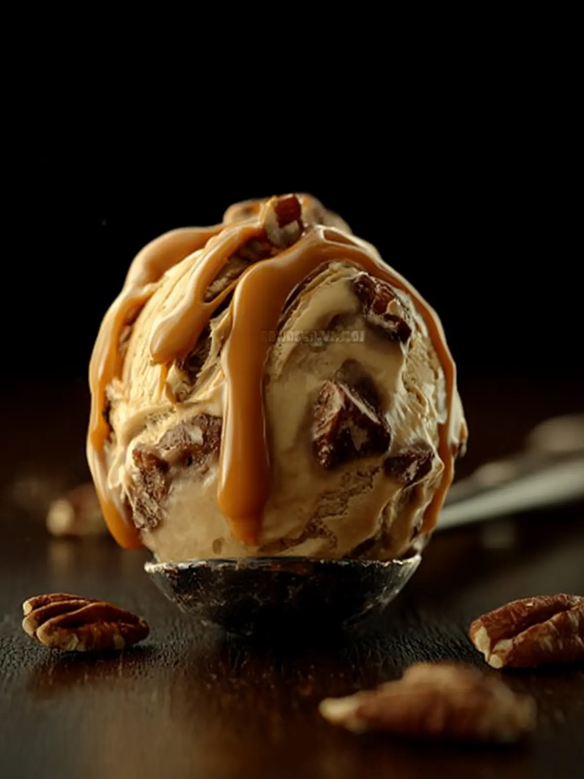 caramel pecan rolo ice cream First Image