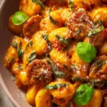 creamy sausage gnocchi First Image